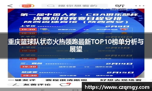 重庆篮球队状态火热领跑最新TOP10榜单分析与展望